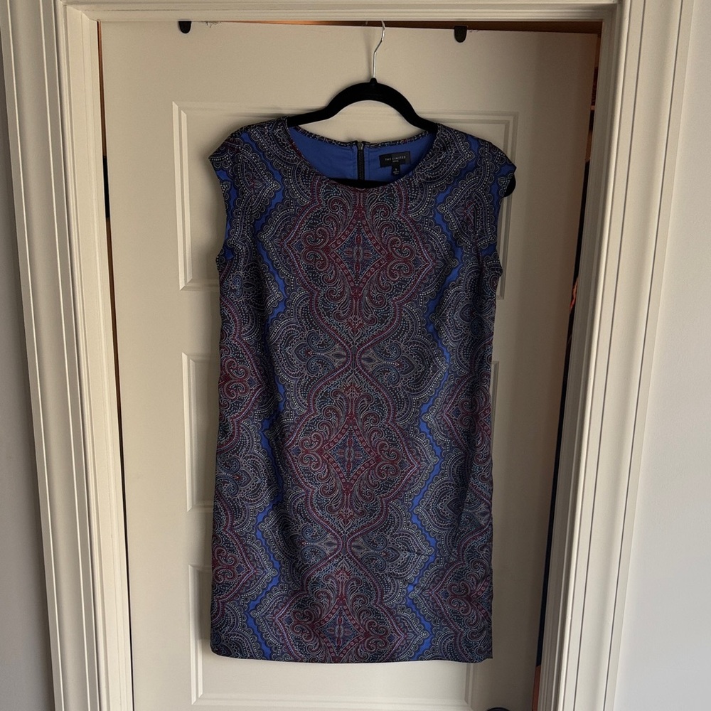 The Limited Blue and Red Mini Dress